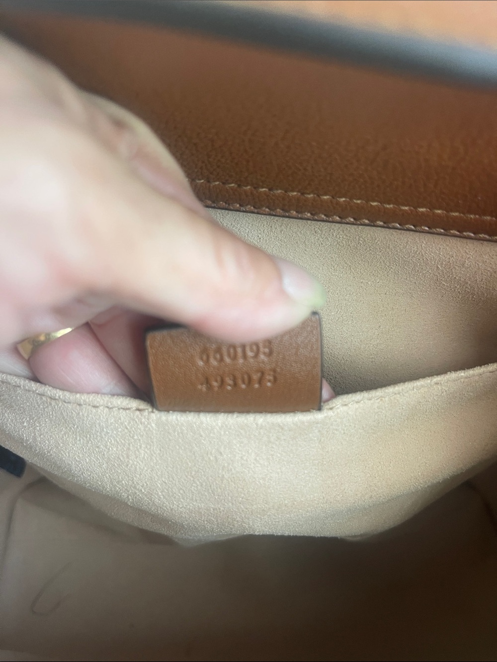 Gucci Diana Bamboo Tote Bag, Brown Leather Handbag - Picture 8 of 12